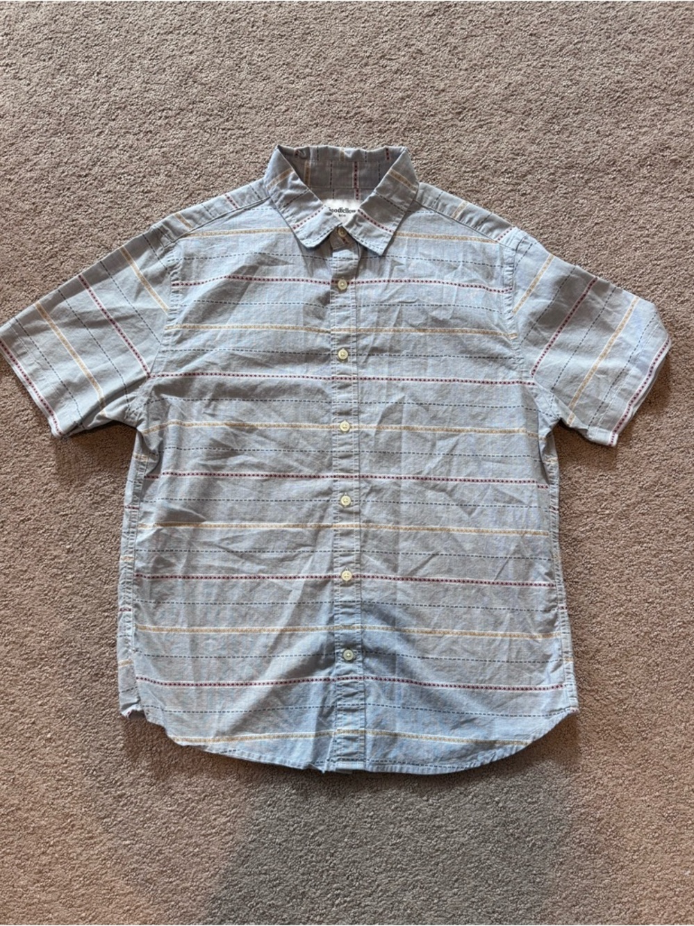 Goodfellow & Co. Short Sleeve Button Down Mens Medium